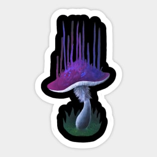 Dripping mushroom Sticker